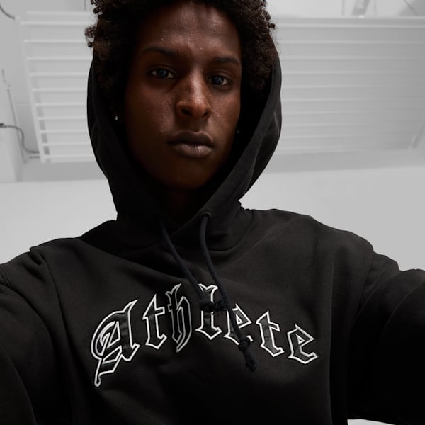 GRAPHICS "Athlete" Hoodie Men, PUMA Black, extralarge